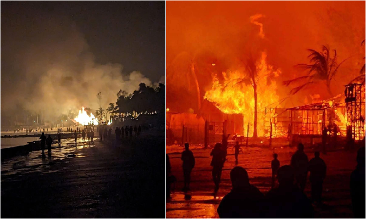 সেন্টমার্টিনে ভয়াবহ অগ্নিকাণ্ড : কয়েকটি রিসোর্ট পুড়ে ছাই সেন্টমার্টিনে ভয়াবহ অগ্নিকাণ্ড