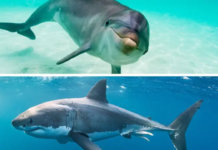 শান্ত স্বভাবের ডলফিন কীভাবে হাঙ্গরকে ঘায়েল করে? শান্ত স্বভাবের ডলফিন